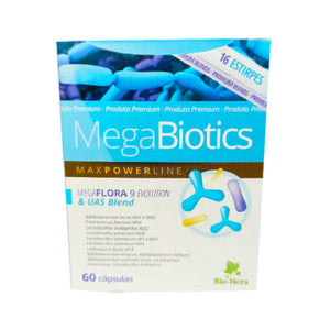 MegaBiotics 60 粒胶囊 - Bio-Hera - Crisdietética