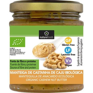 Organic Cashew Butter 170g - Naturefoods - Crisdietética