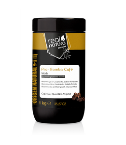 Maschera Senza Sale Pro-Repair Coffee Bomb 1Kg - Real Natura - Crisdietética