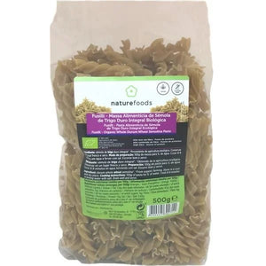 Wholemeal Pasta Fusilli Organic 500g - Naturefoods - Chrysdietética