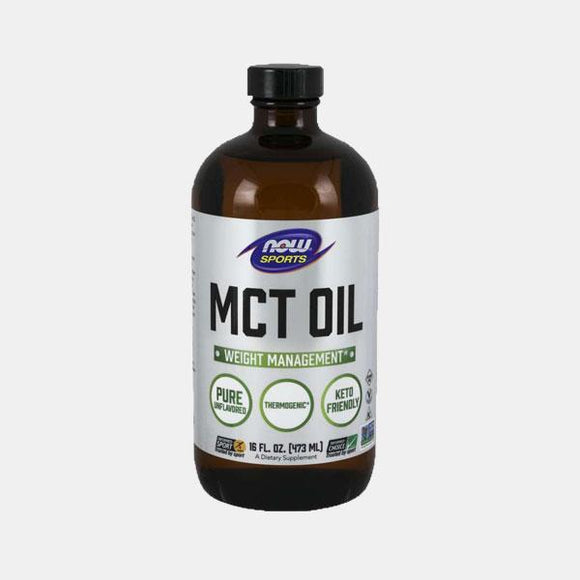 MCT Oil 100PCT 473ml - Now Sports - Crisdietética