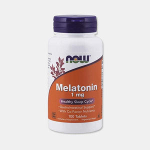 Melatonin Complex 1mg 100 tablets -Now - Crisdietética