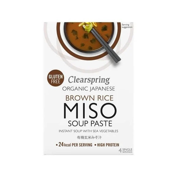 Sopa Instantânea Miso Pasta Algas 60g - ClearSpring - Crisdietética