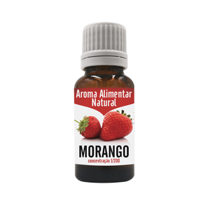 Aroma Alimentar Natural de Morango 20ml - Elegante - Crisdietética