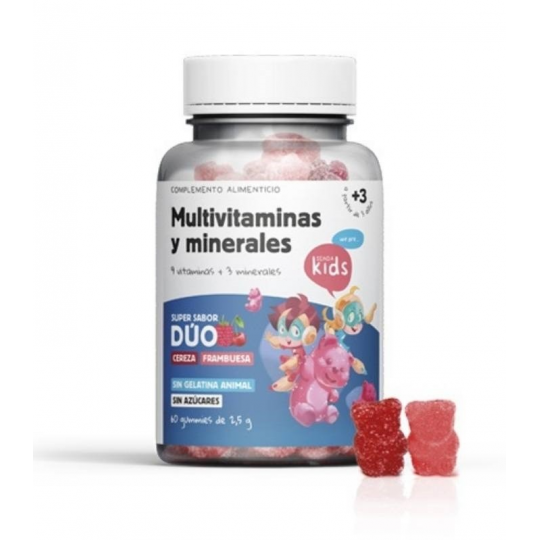 Kid Multivitaminas e Minerais 60 Gomas - Herbora - Crisdietética