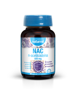 NAC 600mg 60 Tablets - Naturmil - Crisdietética
