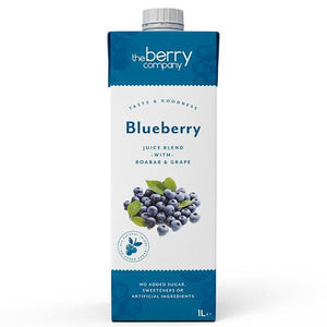 Blaubeersaft ohne Zuckerzusatz 1l - The Berry Company - Crisdietética
