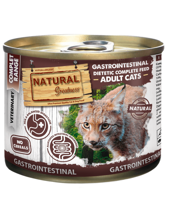 Natural Greatness Gastrointestinal Diet Cat 200g - Crisdietética