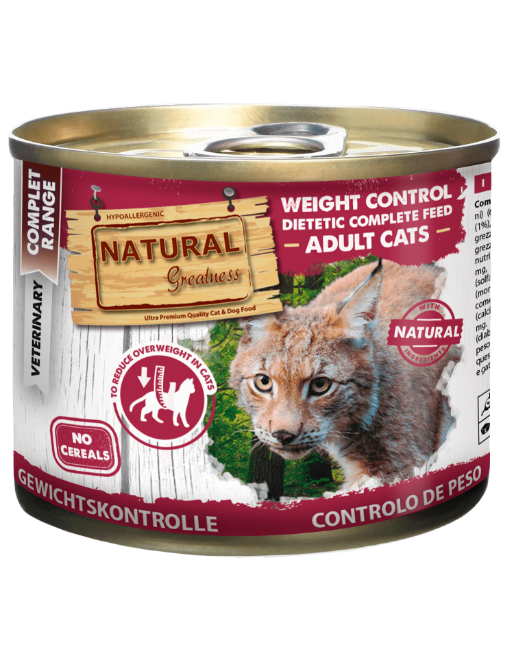 Natural Greatness Weight Reduction Diet Cat 200g - Chrysdietética