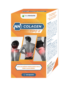 NH Colágeno Tipo II 60 Cápsulas - Novo Horizonte - Crisdietética