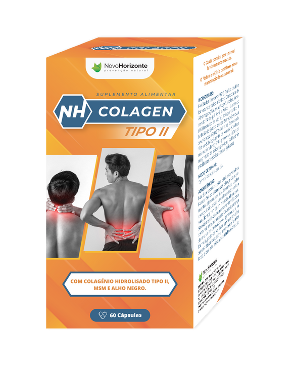 NH Colagen Tipo II 60 Cápsulas - Novo Horizonte - Crisdietética