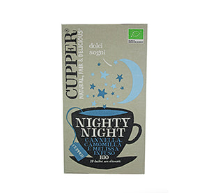 Nighty Night Infusion 20 Bustine * 40g - Cupper - Crisdietética