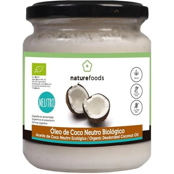 Óleo de Coco Neutro Biológico 200g - Naturefoods - Crisdietética
