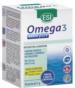 Omega 3 Extra Pure 50 粒胶囊 - ESI - Crisdietética