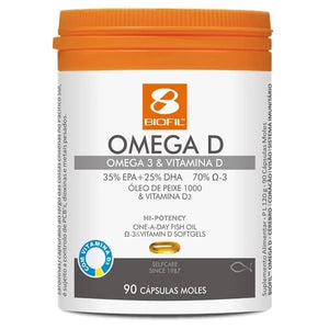 Omega D 90 Kapseln - Biofil - Crisdietética