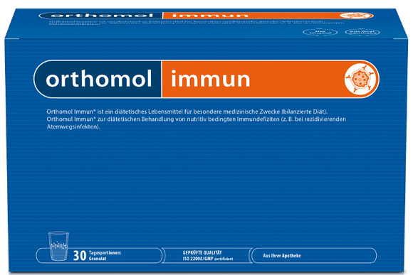 Immun 30 Saquetas - Orthomol - Crisdietética