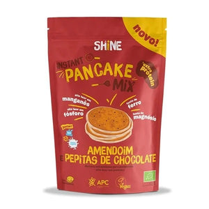 Instant Pancake Mix with Peanut and Chocolate 400g - Shine - Crisdietética