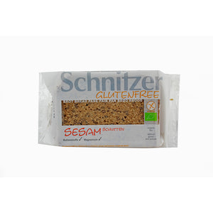 Pão Fatiado Sésamo Sem Glúten Bio 250g - Schnitzer - Crisdietética