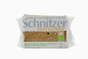 Pain Tranché Serraceno Blé Sans Gluten Bio 250g - Schnitzer - Crisdietética