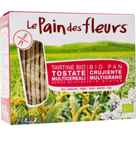 Pain Multi-Grains Fleurs Sans Gluten Bio 150g - Le Pain Des Fleurs - Crisdietética