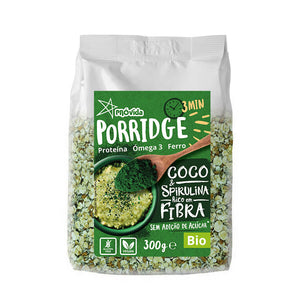 Porridge (Gruau) Noix de coco et spiruline Sans gluten Bio - Fourni - Crisdietética