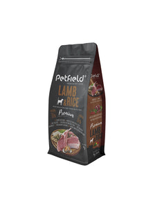 Petfield Premium Lamb and Rice 18kg - Crisdietética
