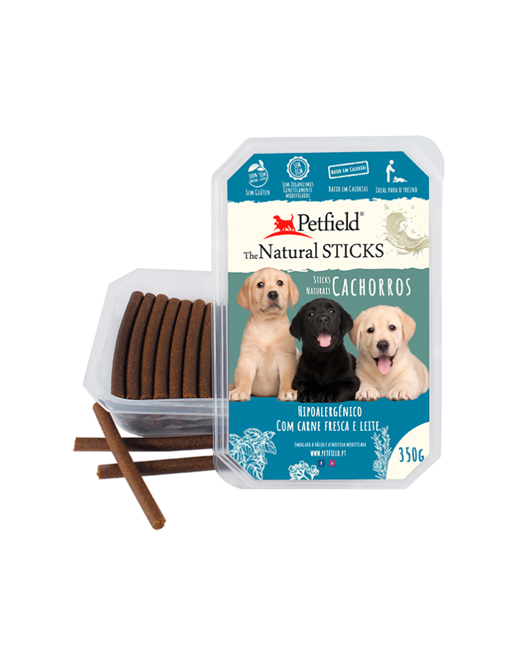PetField Natural Sticks Puppies (350g) - Chrysdietetic