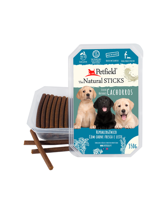PetField Natural Sticks Cachorros (350g) - Crisdietética