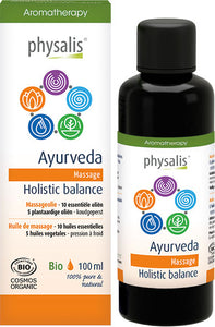 Ayurveda massage oil 100ml - Physalis - Crisdietética