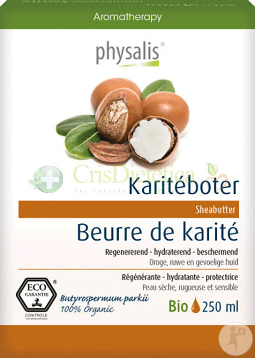 Manteiga Karité 250ml - Physalis - Crisdietética