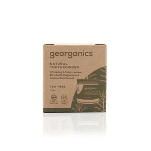 Polvere sbiancante dentale con Tea Tree Oil 60ml - Georganics - Crisdietética