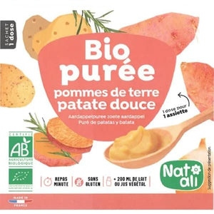 Instant Organic Sweet Potato Puree 30g - Nat - Ali - Crisdietética