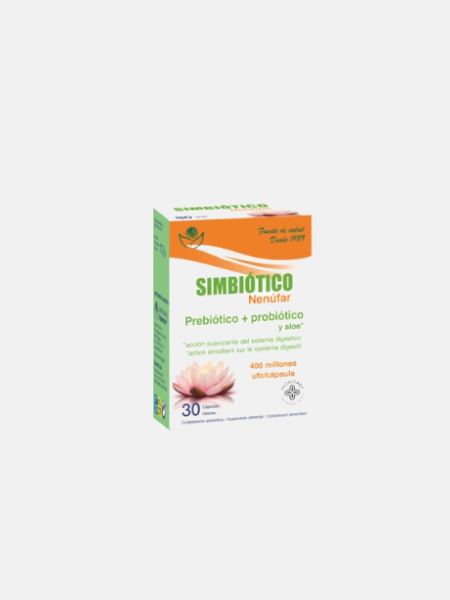 Simbiotic Nenufar 30 Cápsulas - Bioserum - Crisdietética