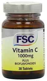維生素 C 1000 毫克 30 片 - FSC - Crisdietética