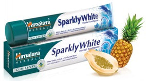 Sparkly White Herbal Toothpaste 75ml - Himalaya Herbals - Chrysdietética