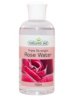 Rose Water 150ml - Natures Aid - Crisdietética