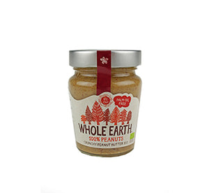 Manteiga 100 % Amendoim Crocante Bio 227g - Whole Earth - Crisdietética