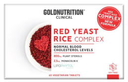 Levure de Riz Rouge 60 Capsules - Gold Nutrition Clinical - Crisdietética