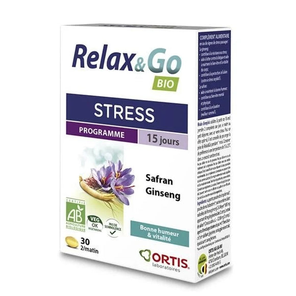 Relax e Go Bio 30 Comprimidos - Ortis - Crisdietética