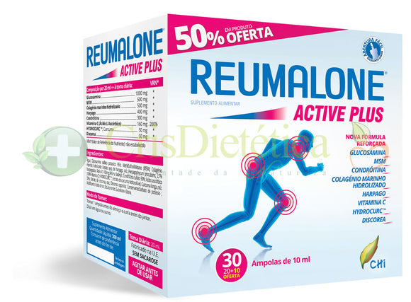 Reumalone Active Plus Ampolas 200 ml + 100 ml - Celeiro da Saúde Lda
