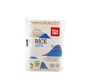 Fine Gluten Free Organic Rice Chips 130g - Lime - Crisdietética