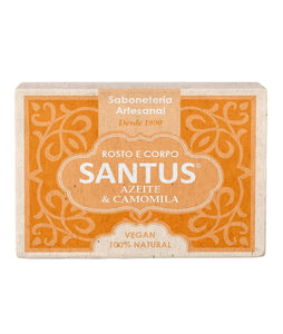 Santus Olive Oil and Chamomile Soap 120g - Crisdietética