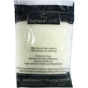 Traditional Sea Salt Stroked 1kg - Naturefoods - Crisdietética