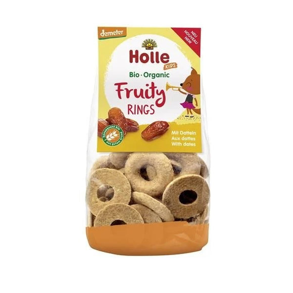 Snack Rodelas de Tâmara Fruity Rings 125g - Holle - Crisdietética