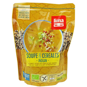 Suppe mit Getreide Indien Glutenfrei 500ml - Lima - Crisdietética