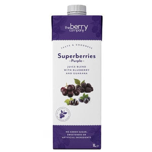 Succo di bacche viola senza zucchero 1l - The Berry Company - Crisdietética