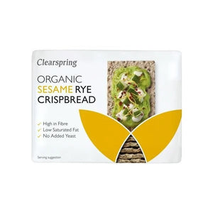 Rye and Organic Sesame Rusks 200g - ClearSpring - Crisdietética