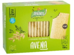 Light Toasts with Organic Oats 100g - Santiveri - Crisdietética