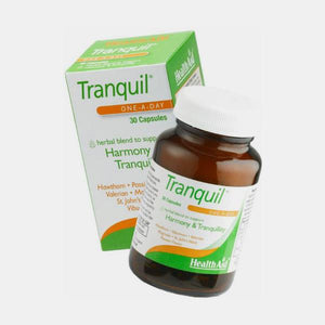 Tranquil 30 capsules - Health Aid - Crisdietética