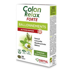 Colon Relax 30 Comprimés - Ortis - Crisdietética